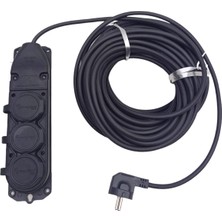 Pileli Store 3lü 20 mt Uzatma Kablosu Çantalı Kauçuk Priz 3x1.5 Cca Kablo (4887)