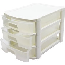 Pileli Store No:4 Çekmece 3 Katlı 27.8X35.5X25.5CM (4887)