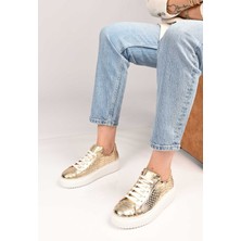 Bestello Bağcıklı Eva Taban Hakiki Deri Sneaker 101-4406-01 Kadın Ayakkabı
