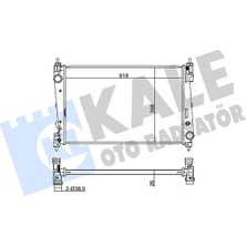 Kale Matrixzn Motor Su Radyatörü [ Fiat Punto, Bravo, Corsa(D) 1.3jtd/1.7cdti Brazing mt ]