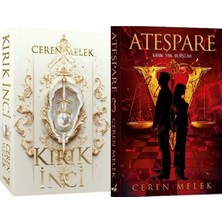 İndigo Kitap Kırık Inci 1 Karton Kapak ve Ateşpare 3 Karton Kapak (Ceren Melek) 2'li Set