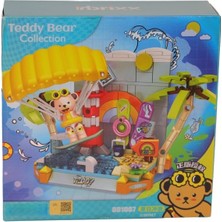 Flamex P881007 Uçurtma Sörfçüsü Teddy 204 Parça Block Oyuncak