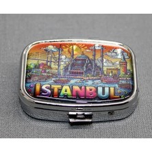 Pileli Store Istanbul Temalı Ilaaç Kutusu Anahtarlık ALK4371