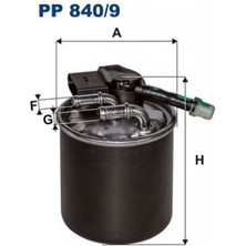Filtron Matrixzn Yakit Filtresi Mercedes-Benz Mercedes C (W204/S204), E (W/S212), E Coupe/cabrio (A/C207), Glk (X204), M (W166), S (W221), Slk (R172)