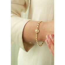 Aydın Kuyumculuk 14 Ayar Altın,kuzey Yıldızlı Bileklik AGBLK683