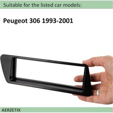 1din Peugeot 306 Teyp Çerçevesi 1993-2001