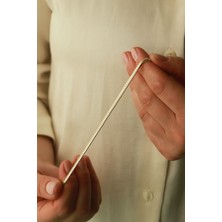 Aydın Kuyumculuk 14 Ayar Altın,4mm Bayan Balık Sırtı Bileklik AGBLK705
