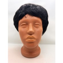 Ttt Siyah Renk Kısa Kesim Içi Astarlı Erkek Peruğu