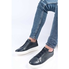 Bestello Bağcıksız Lastikli  Eva Taban Hakiki Deri Sneaker 174-24226 Erkek Ayakkabı