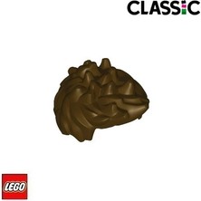 LEGO Minifigür Parçaları: Saç - Hair: Minifigürler Için Dik Kesilmiş Erkek Kahverengi Saç Modeli
