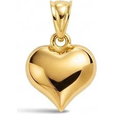 Zeya Kuyumculuk 14 Ayar Altın Kalp Kolye Ucu