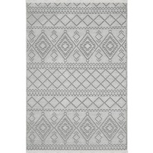 Halı Sepeti Luxess Cool 405 Gri Dokuma Taban Halı