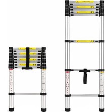 Sunup SN-29688 4.2 Metre Geri Çekilebilir Merdiven Karavan & Tekne Katlanır Alüminyum