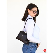 Jara Bag Vienna Kadın 4 Bölmeli Astarlı Burslu, Fermuar Kapamalı El Kol ve Omuz Çantası