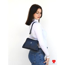 Jara Bag Vienna Kadın 4 Bölmeli Astarlı Burslu, Fermuar Kapamalı El Kol ve Omuz Çantası