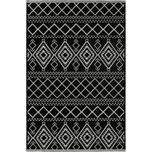 Halı Sepeti Luxess Cool 405 Siyah Dokuma Taban Halı