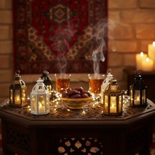 Ttt Ramazan Temalı Büyük Altıgen Açık Kubbe LED Lamba