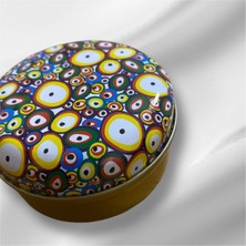 C&On Design 🧿 2. Desenli Metal Kutu – Dekoratif Boş Hediye Kutusu