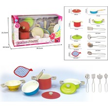 Vardem 11 Parça Renkli Emaye Tencere Tava Seti