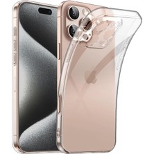 Abatech iPhone 16 Pro Şeffaf Telefon Kılıfı