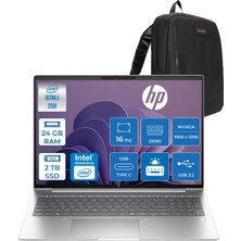 Hp Probook 4 G1I Intel Ultra5 225U 24GB Ddr5 2tb SSD 16" Inch Intel® Grafik Gpu Wuxga (1920X1200) IPS 400NITS 100% Srgb Freedos Taşınabilir Bilgisayar D29QHETF09+ZETTAÇANTA