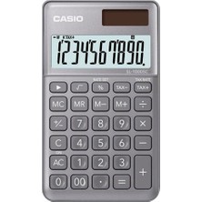 Poyraz Market Casio SL-1000SC-GY Cep Tipi 10 Hane Gri Hesap Makinesi