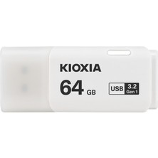 Poyraz Market Kioxia 64GB U301 Beyaz USB 3.2 Gen 1 Flash Bellek