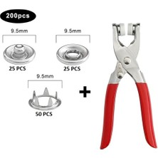 Pileli Store Metal Düğme Pensesi ve Düğme Seti