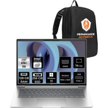 HP Elitebook 6 G1I Core Ultra 7 255U 128GB RAM 512GB SSD 14" FHD+ Win11 Pro CV0G8ETPN447 Notebook + Per4 Çanta
