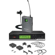 Sennheiser Xsw 12A Sunumu Kablosuz Lavalier Microphone System Plus Sennheiser Gam2 2channel Raf-Mount Kit