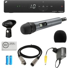 Sennheiser Xsw 1-825-A206 Vocal Set |E825 Dinamik Mikrofon Microphone Rüzgar Ekran + 3' Xlr Cable + Temizlik Kumaşı (4 Madde)