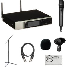 Sennheiser Ew-D 835-S, Mmd 835 Capsule (Q1-6: 470 To 526 Mhz) Sche With Xlr Cable + Windscreen + Microphone Stand + Temizlik Kumaşı (5 Madde)