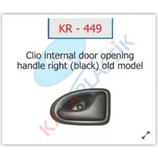 Kaya Matrixzn Kapi Iç Açma Sağ Megane-Master-Logan Siyah Eski Model