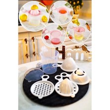 İsmiyle Al 5 In 1 Süzgeç - Huni - Limon Sıkacağı - Yumurta Akı Ayırıcı Hazneli Mutfak Aparatı