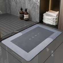 Pileli Store Süper Su Emici Kaymaz Tabanlı Paspas