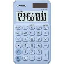 Poyraz Market Casio SL-310UC-LB Cep Tipi 10 Hane Açık Mavi Hesap Makinesi