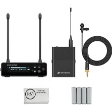 Sennheiser Ew-Dp Me 2 Set Camera-Mount Digital Wireless Omni Lavalier Mic System | R1-6: 520 To 576 Mhz Sched With Aa Battery | 4 Pack + Temizlik Kumaşı (3 Madde)