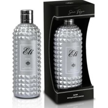 Poyraz Market Eti Boutıque Silver Cam Şişe Kolonya 300ML