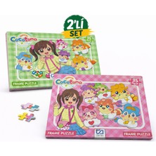 Ca Games Cocotama Frame Puzzle 2’li Set 35 Parça – Eğitici Çocuk Yapboz