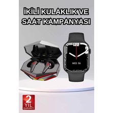 Akinco Ikili Set Dev Kampanya Ucuz Kulaklık Ucuz Akıllı Saat Gürültü Önleyici Uzun Pil Ömrü