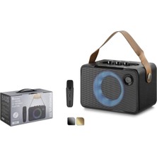 Poyraz Market Hadron M86 Bluetooth Karaoke Mikrofonlu Speaker