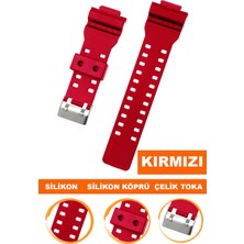  casio g8900 ga100 ga110 ga120 saat uyumlu kırmızı renk silikon saat kordonu kayışı cs
