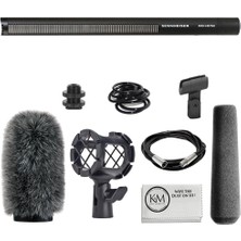 Sennheiser Mkh 416-P48U3 Moisture-Resistant Shotgun Microphone Sche ile Şoke + Fur Rüzgarı + 20FT Xlr Kablo + Temizlik Kumaşı (5)