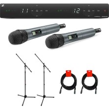 Sennheiser Xsw 1-825 Dual-Vocal Set With Two 825 Accu Microphones | A: 548 To 572 Mhz