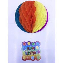 Pileli Store Happy Birthday Kağıt Süsü 55 cm