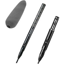 Sennheiser ME66/K6P Shotgun Microphone System, ME66 Yönel Microphone, K6P Powering Modül, Sche With Grey Köpük Windscreen