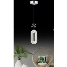 Trend Rose Defne 3 Renk Modlu Kristal Taşlı Ledli Sarkıt Avize