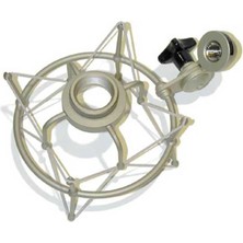 Sennheiser Neumann Ea1 Microphone Tlm 103 Veya M 147 Tube Için Şok Oldu - Nikel Bitirmek