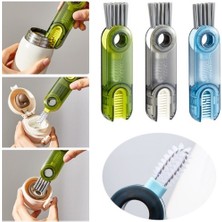 Pileli Store 3 Fonksiyonlu Mini Temizleme Fırçası
