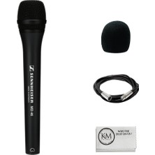 Sennheiser Md 46 - Dynamic Eng Microphone Sche With Windscreen + 20FT Xlr Kablo + Temizlik Kumaşı (4 Madde)